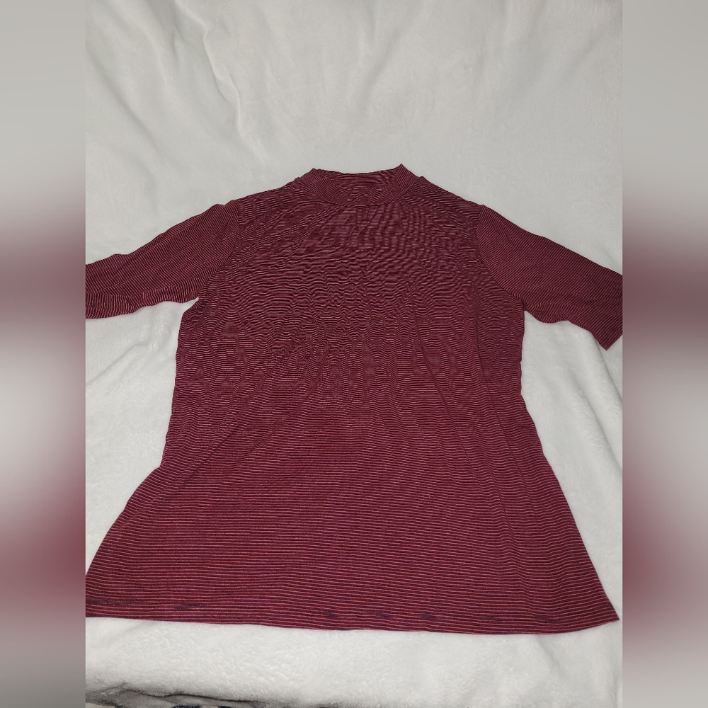 Women's Red Striped Top